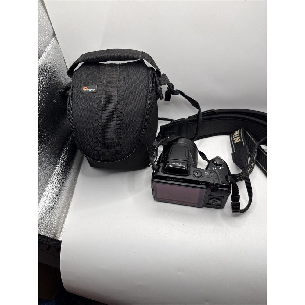 Nikon Coolpix L810 Optical Zoom Compact Digital Camera 4parts (untested) W/ Bag - Picture 11 of 12